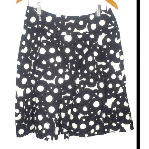 Sandro Sportswear Women's High Waist  Abstract Black White Skirt Size 8 - Picture 4 of 5